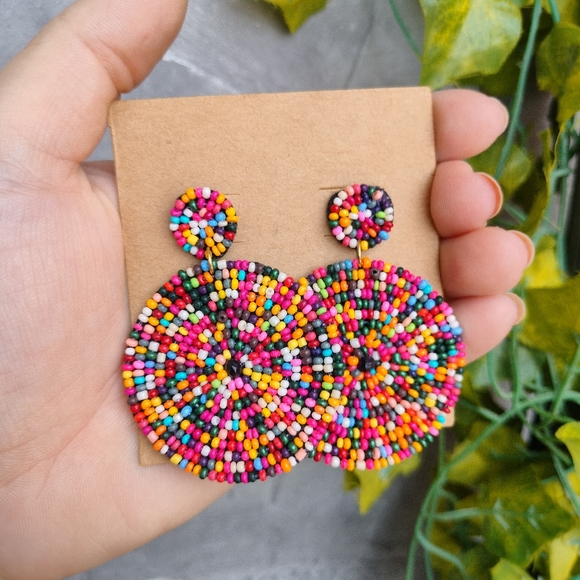 Boho Beaded Earrings - Picture 9 of 15